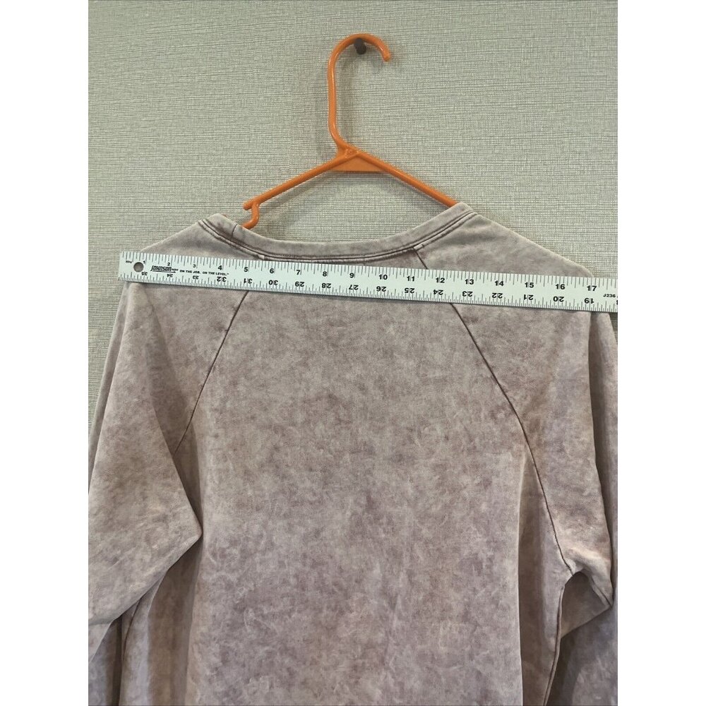 Mustard Seed Womens S Pullover Sweater Purple Ombré Long Sleeve 100% Cotton - Picture 9 of 10